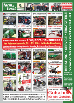 Gutschein - Farm & Forst