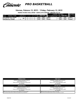 PRO BASKETBALL - Caliente Casino