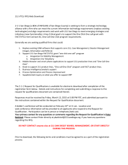 Request for Qualification (RFQ) - 2-1