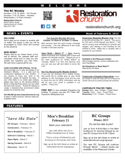 RC Weekly - Restoration Church