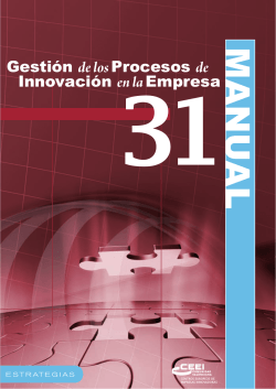Gestión de los procesos de innovación en la empresa