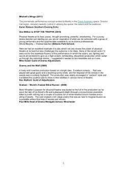 OYT Past Reviews - Oasis Academy Lords Hill