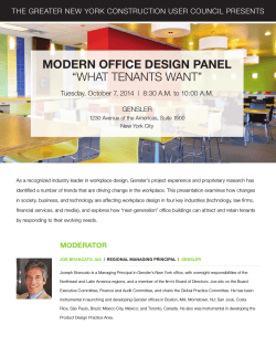 Modern Office Design Panel What Tenants Want