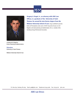 Gregory A. Kogut, Jr., an attorney with JSDC Law